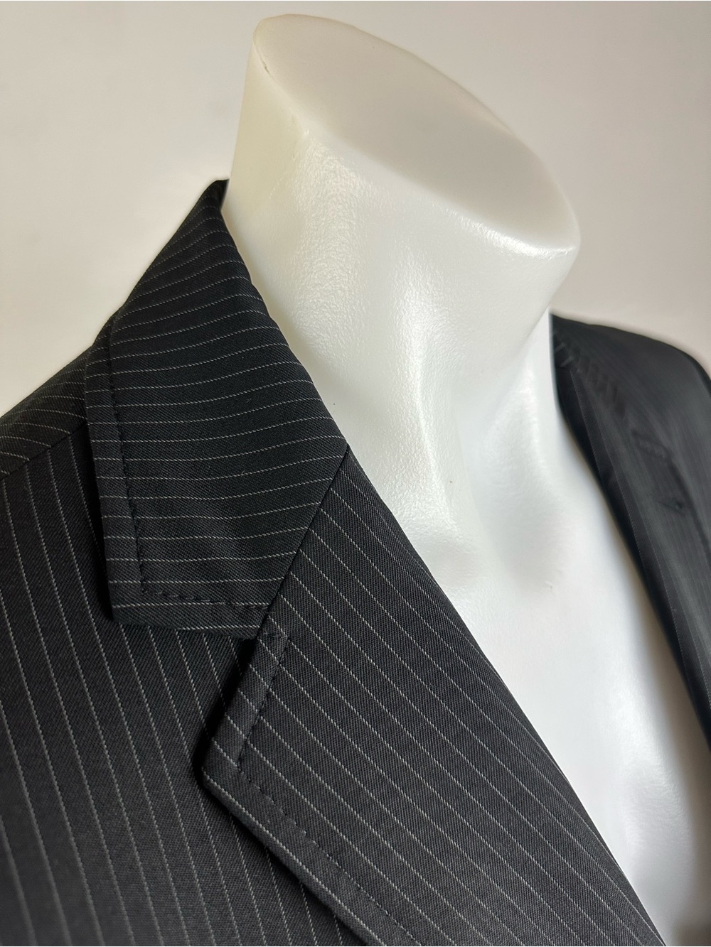 Drykorn for Beautiful People Men's Pinstripe Charcoal Sport Jacket - Picture 3 of 8